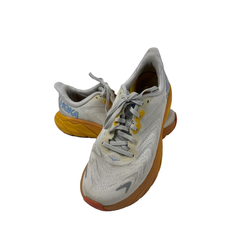 Hoka One One Arahi 6 Nimbus Cloud Orange Women's Size 7B Sneaker Shoes Comfort